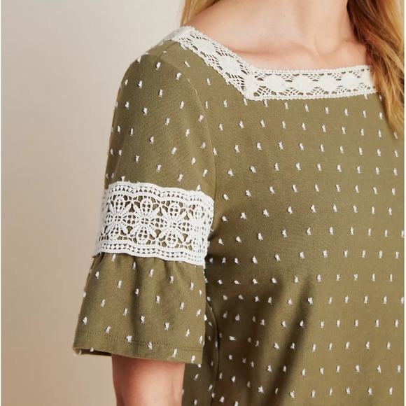 Anthropologie Maeve Textured Top - Picture 7 of 8